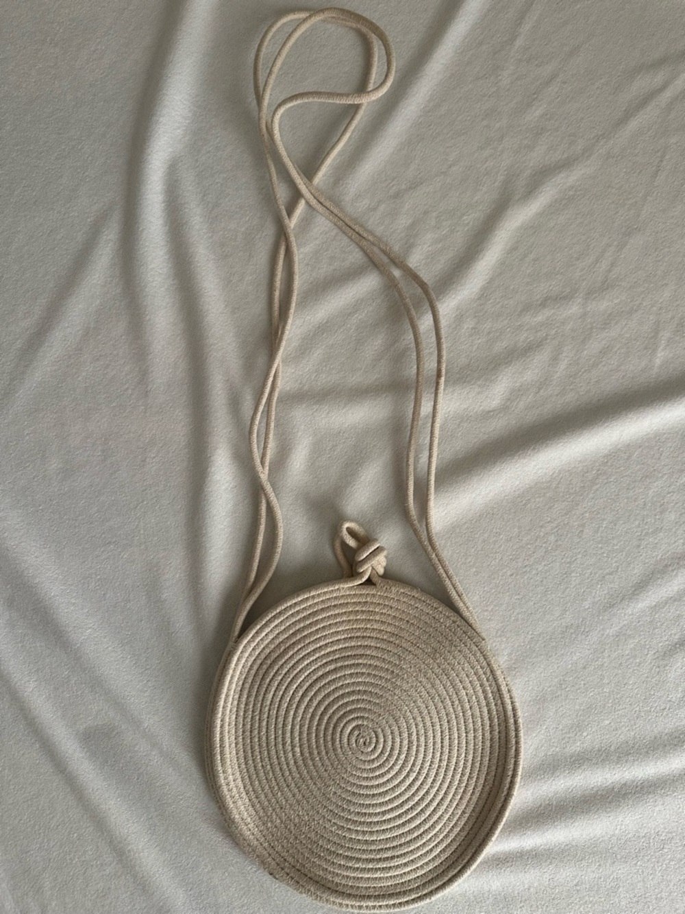 Apprvl NYC Round Woven Crossbody Bag